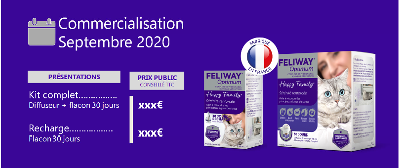 Diffuseur de phéromones FELIWAY Optimum Kit Complet pour chat