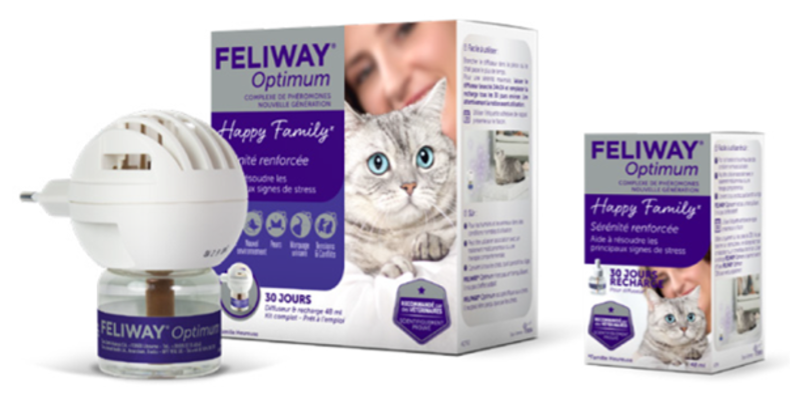 A BRAND NEW FELIWAY!, A BRAND NEW FELIWAY! Introducing FELIWAY Optimum  which is proven to calm cats better than ever before! Enhances serenity and  helps avoid all common, By VioVet